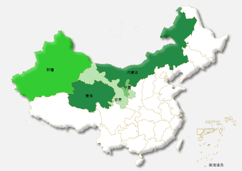 新疆福吉亞銷(xiāo)售區(qū)域